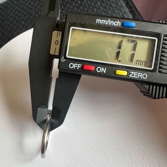 Larimar Crystal Oval Gemstone Ring Size 7 Adjustable (#3) - Picture 9 of 14